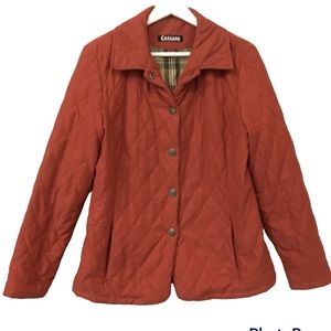 CASSANI Red Pockets Casual Comfortable Jacket 38